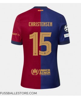 Günstige Barcelona Andreas Christensen #15 Heimtrikot 2024-25 Kurzarm